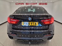 USED 2018 18 BMW X6 3.0 M50D (381 PS) AUTO XDRIVE ( EURO 6 ) S/S 5DR + PRO NAV + E/M/HEATED SPORTS LEATHERS + HEAD UP + HARMAN KARDON + MEDIA + CRUISE + PRIVACY + R/CAMERA + F-R PARK + M PERFORMANCE BODYKIT + 21S + XENON - LED + E/BOOT 21S+R/CAM+TINTS+XENON-LED+LEATHER+NAV+HK+CRUISE+HUD