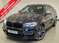 USED 2018 18 BMW X6 3.0 M50D (381 PS) AUTO XDRIVE ( EURO 6 ) S/S 5DR + PRO NAV + E/M/HEATED SPORTS LEATHERS + HEAD UP + HARMAN KARDON + MEDIA + CRUISE + PRIVACY + R/CAMERA + F-R PARK + M PERFORMANCE BODYKIT + 21S + XENON - LED + E/BOOT 21S+R/CAM+TINTS+XENON-LED+LEATHER+NAV+HK+CRUISE+HUD