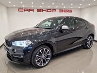 USED 2018 18 BMW X6 3.0 M50D (381 PS) AUTO XDRIVE ( EURO 6 ) S/S 5DR + PRO NAV + E/M/HEATED SPORTS LEATHERS + HEAD UP + HARMAN KARDON + MEDIA + CRUISE + PRIVACY + R/CAMERA + F-R PARK + M PERFORMANCE BODYKIT + 21S + XENON - LED + E/BOOT 21S+R/CAM+TINTS+XENON-LED+LEATHER+NAV+HK+CRUISE+HUD