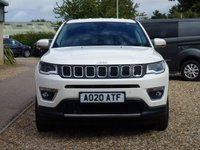 USED 2020 20 JEEP COMPASS 2.0 MULTIJET II LIMITED 5d 138 BHP www.suffolkcarcentre.co.uk - Located at Reydon