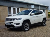 USED 2020 20 JEEP COMPASS 2.0 MULTIJET II LIMITED 5d 138 BHP www.suffolkcarcentre.co.uk - Located at Reydon