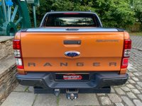 USED 2018 18 FORD RANGER 3.2 WILDTRAK 4X4 DCB TDCI 4d 197 BHP 2018/18 FORD RANGER 3.2 WILD-TRACK DOUBLE CAB AUTOMATIC 4X4 PICKUP - SATELLITE NAVIGATION - TOW PACK - ROLLER SHUTTER BACK - 1 OWNER FROM NEW - FULL HISTORY - 1/2 LEATHER