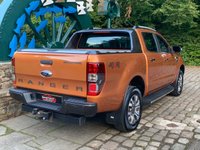 USED 2018 18 FORD RANGER 3.2 WILDTRAK 4X4 DCB TDCI 4d 197 BHP 2018/18 FORD RANGER 3.2 WILD-TRACK DOUBLE CAB AUTOMATIC 4X4 PICKUP - SATELLITE NAVIGATION - TOW PACK - ROLLER SHUTTER BACK - 1 OWNER FROM NEW - FULL HISTORY - 1/2 LEATHER