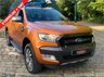 USED 2018 18 FORD RANGER 3.2 WILDTRAK 4X4 DCB TDCI 4d 197 BHP 2018/18 FORD RANGER 3.2 WILD-TRACK DOUBLE CAB AUTOMATIC 4X4 PICKUP - SATELLITE NAVIGATION - TOW PACK - ROLLER SHUTTER BACK - 1 OWNER FROM NEW - FULL HISTORY - 1/2 LEATHER