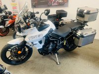 USED 2020 69 TRIUMPH TIGER 800 XRx, LOW WITH ADV STYLE PANNIERS & TOP BOX