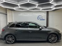 USED 2015 M AUDI A3 2.0 S3 SPORTBACK QUATTRO 5d 296 BHP Daytona Grey, Supersport Seats