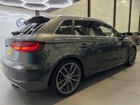 USED 2015 M AUDI A3 2.0 S3 SPORTBACK QUATTRO 5d 296 BHP Daytona Grey, Supersport Seats