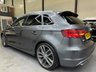 USED 2015 M AUDI A3 2.0 S3 SPORTBACK QUATTRO 5d 296 BHP Daytona Grey, Supersport Seats