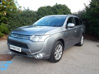 USED 2015 15 MITSUBISHI OUTLANDER 2.0 PHEV GX 4H 5d 162 BHP SATNAV-BLACK LEATHER