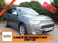 USED 2015 15 MITSUBISHI OUTLANDER 2.0 PHEV GX 4H 5d 162 BHP SATNAV-BLACK LEATHER