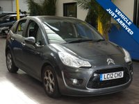 USED 2012 12 CITROEN C3 1.6 EXCLUSIVE 5d 120 BHP ULEZ AND CAZ COMPLIANT LOW MILEAGE 2 OWNERS SERVICE HISTORY
