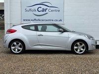 USED 2012 62 HYUNDAI VELOSTER 1.6 GDI 4d 138 BHP www.suffolkcarcentre.co.uk - Located at Lowestoft
