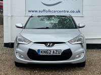 USED 2012 62 HYUNDAI VELOSTER 1.6 GDI 4d 138 BHP www.suffolkcarcentre.co.uk - Located at Lowestoft