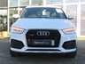 USED 2016 16 AUDI Q3 2.0 TDI QUATTRO S LINE PLUS 5d 148 BHP Finished in GLACIER WHITE with contrasting Black LEATHER / Alcantara trim. This low mileage, Audi Q3 is a upmarket, premium, compact SUV. It offers plenty of space, Great fun to drive and lots of high tech features. All at a very affordable price. Spec includes 19" Alloys, Leather, Sat Nav, Power Boot, Front and Rear Park Sensors, Tinted windows, B/Tooth and much more. Dealer serviced at 12936 miles, 29062 miles and at 40300 miles.