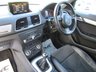 USED 2016 16 AUDI Q3 2.0 TDI QUATTRO S LINE PLUS 5d 148 BHP Finished in GLACIER WHITE with contrasting Black LEATHER / Alcantara trim. This low mileage, Audi Q3 is a upmarket, premium, compact SUV. It offers plenty of space, Great fun to drive and lots of high tech features. All at a very affordable price. Spec includes 19" Alloys, Leather, Sat Nav, Power Boot, Front and Rear Park Sensors, Tinted windows, B/Tooth and much more. Dealer serviced at 12936 miles, 29062 miles and at 40300 miles.