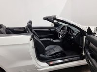 USED 2015 15 MERCEDES-BENZ E-CLASS 2.1 E220 BLUETEC AMG LINE 2d 174 BHP Elegant Convertible , High gloss Polar White,  Contrasting full black leather ,seat air neck scarf