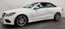 USED 2015 15 MERCEDES-BENZ E-CLASS 2.1 E220 BLUETEC AMG LINE 2d 174 BHP Elegant Convertible , High gloss Polar White,  Contrasting full black leather ,seat air neck scarf