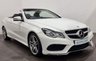 USED 2015 15 MERCEDES-BENZ E-CLASS 2.1 E220 BLUETEC AMG LINE 2d 174 BHP Elegant Convertible , High gloss Polar White,  Contrasting full black leather ,seat air neck scarf