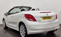 USED 2011 11 PEUGEOT 207 1.6 CC GT 2d 120 BHP Ultra Low mileage 13178 miles, 1 owner , High gloss Bianca white