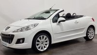 USED 2011 11 PEUGEOT 207 1.6 CC GT 2d 120 BHP Ultra Low mileage 13178 miles, 1 owner , High gloss Bianca white