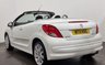 USED 2011 11 PEUGEOT 207 1.6 CC GT 2d 120 BHP Ultra Low mileage 13178 miles, 1 owner , High gloss Bianca white