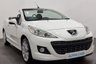 USED 2011 11 PEUGEOT 207 1.6 CC GT 2d 120 BHP Ultra Low mileage 13178 miles, 1 owner , High gloss Bianca white