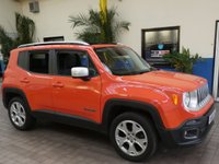 USED 2016 66 JEEP RENEGADE 1.4 LIMITED 5d 168 BHP BIG SPEC 4WD SAT NAV PANORAMIC SUNROOF LEATHER 1 OWNER SERVICE HISTORY 6 MONTHS GOLD WARRANTY