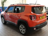 USED 2016 66 JEEP RENEGADE 1.4 LIMITED 5d 168 BHP BIG SPEC 4WD SAT NAV PANORAMIC SUNROOF LEATHER 1 OWNER SERVICE HISTORY 6 MONTHS GOLD WARRANTY