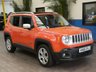 USED 2016 66 JEEP RENEGADE 1.4 LIMITED 5d 168 BHP BIG SPEC 4WD SAT NAV PANORAMIC SUNROOF LEATHER 1 OWNER SERVICE HISTORY 6 MONTHS GOLD WARRANTY