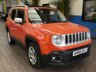 USED 2016 66 JEEP RENEGADE 1.4 LIMITED 5d 168 BHP BIG SPEC 4WD SAT NAV PANORAMIC SUNROOF LEATHER 1 OWNER SERVICE HISTORY 6 MONTHS GOLD WARRANTY