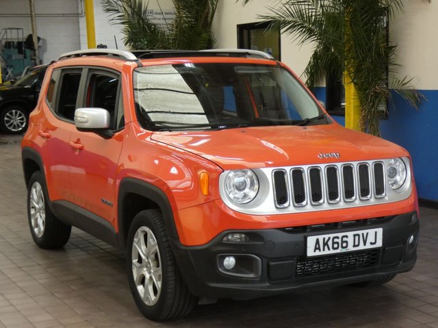2016 66 Jeep Renegade 1.4 LIMITED 5d 168 BHP