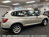 USED 2011 11 BMW X3 XDRIVE20D SE STEPTRONIC 8 SPEED AUTO UK DELIVERY FLAT FEE &pound;100*VIDEO AVAILABLE*FINANCE ARRANGED*PART EX*HPI CLEAR