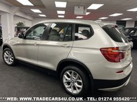 USED 2011 11 BMW X3 XDRIVE20D SE STEPTRONIC 8 SPEED AUTO UK DELIVERY FLAT FEE &pound;100*VIDEO AVAILABLE*FINANCE ARRANGED*PART EX*HPI CLEAR