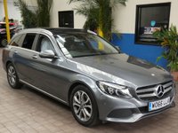 USED 2017 66 MERCEDES-BENZ C-CLASS 1.6 C200 D SPORT PREMIUM 5d 136 BHP &pound;30 ROAD TAX SAT NAV PANORAMIC SUNROOF LEATHER FULL MERC SERVICE HISTORY GENUINE LOW MILES