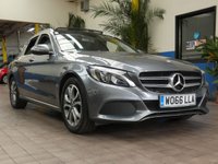 USED 2017 66 MERCEDES-BENZ C-CLASS 1.6 C200 D SPORT PREMIUM 5d 136 BHP &pound;30 ROAD TAX SAT NAV PANORAMIC SUNROOF LEATHER FULL MERC SERVICE HISTORY GENUINE LOW MILES