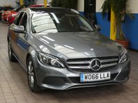 USED 2017 66 MERCEDES-BENZ C-CLASS 1.6 C200 D SPORT PREMIUM 5d 136 BHP &pound;30 ROAD TAX SAT NAV PANORAMIC SUNROOF LEATHER FULL MERC SERVICE HISTORY GENUINE LOW MILES