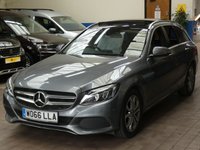 USED 2017 66 MERCEDES-BENZ C-CLASS 1.6 C200 D SPORT PREMIUM 5d 136 BHP &pound;30 ROAD TAX SAT NAV PANORAMIC SUNROOF LEATHER FULL MERC SERVICE HISTORY GENUINE LOW MILES