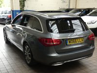 USED 2017 66 MERCEDES-BENZ C-CLASS 1.6 C200 D SPORT PREMIUM 5d 136 BHP &pound;30 ROAD TAX SAT NAV PANORAMIC SUNROOF LEATHER FULL MERC SERVICE HISTORY GENUINE LOW MILES