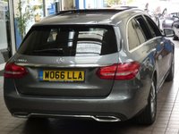 USED 2017 66 MERCEDES-BENZ C-CLASS 1.6 C200 D SPORT PREMIUM 5d 136 BHP &pound;30 ROAD TAX SAT NAV PANORAMIC SUNROOF LEATHER FULL MERC SERVICE HISTORY GENUINE LOW MILES
