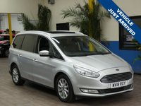 USED 2018 18 FORD GALAXY 2.0 TITANIUM X TDCI 5d 148 BHP 7 SEAT SAT NAV SUNROOF LEATHER GENUINE LOW MILES 1 OWNER SERVICE HISTORY 6 MONTHS GOLD WARRANTY
