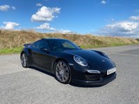 USED 2014 63 PORSCHE 911 3.8 TURBO PDK 2d 520 BHP PDK - SUNROOF - BOSE - NAVIGATION - DAB - LEATHER SEATS - 20 INCH ALLOY WHEELS - HEATED SEATS - BLACK METALLIC