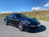 USED 2014 63 PORSCHE 911 3.8 TURBO PDK 2d 520 BHP PDK - SUNROOF - BOSE - NAVIGATION - DAB - LEATHER SEATS - 20 INCH ALLOY WHEELS - HEATED SEATS - BLACK METALLIC