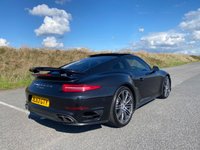 USED 2014 63 PORSCHE 911 3.8 TURBO PDK 2d 520 BHP PDK - SUNROOF - BOSE - NAVIGATION - DAB - LEATHER SEATS - 20 INCH ALLOY WHEELS - HEATED SEATS - BLACK METALLIC