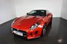 USED 2016 65 JAGUAR F-TYPE 3.0 V6 2d AUTO-1 OWNER FROM NEW-GLASS PANORAMIC ROOF-LOW MILEAGE EXAMPLE-ITALIAN RACING RED-BLACK LEATHER UPHOLSTERY-20