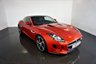 USED 2016 65 JAGUAR F-TYPE 3.0 V6 2d AUTO-1 OWNER FROM NEW-GLASS PANORAMIC ROOF-LOW MILEAGE EXAMPLE-ITALIAN RACING RED-BLACK LEATHER UPHOLSTERY-20
