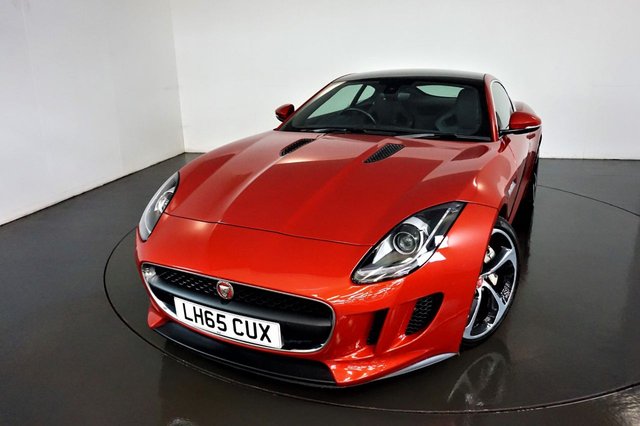 2016 65 Jaguar F-Type 3.0 V6 2d AUTO-1 OWNER FROM NEW-GLASS PANORAMIC ROOF-LOW MILEAGE EXAMPLE-ITALIAN RACING RED-BLACK LEATHER UPHOLSTERY-20