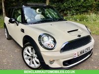 USED 2014 14 MINI CLUBMAN 1.6 COOPER S 5d AUTO 184 BHP //1 LADY OWNER\\ FULL WHITE LEATHER // PANORAMIC GLASS SUNROOF // SATNAV//17'CONICAL ALLOYS//XENON HEADLIGHTS//+ MORE -STUNNING SPEC//FULL MINI GUILDFORD SERVICE HISTORY WITH INVOICES AUTO 184 BHP //1 LADY OWNER\\ FULL WHITE LEATHER // PANORAMIC GLASS SUNROOF // SATNAV//17'CONICAL ALLOYS//XENON HEADLIGHTS//+ MORE -STUNNING SPEC//FULL SERVICE HISTORY WITH INVOICES--LAST SERVICED@44,843 MILES