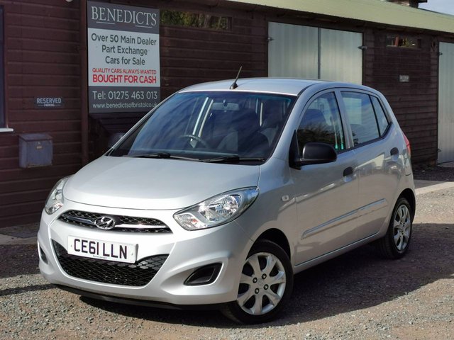 2011 61 Hyundai I10 1.2 CLASSIC 5d 85 BHP