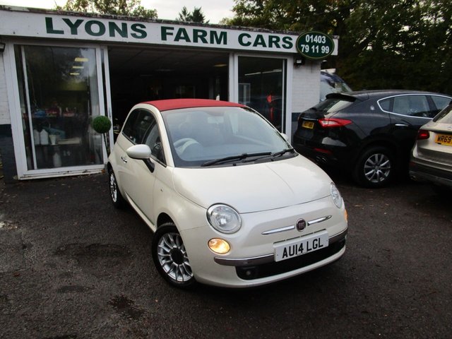 2014 14 Fiat 500c 0.9 TWINAIR LOUNGE CONVERTIBLE 3d 85 BHP