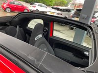 USED 2018 68 ABARTH 500 1.4 595C 3d 144 BHP AN OUTSTANDING ABARTH 595C IN ABARTH RED, LOW MILEAGE ONLY 20.540, ABARTH TRIM, AIR CON, ABARTH OVERMATS,